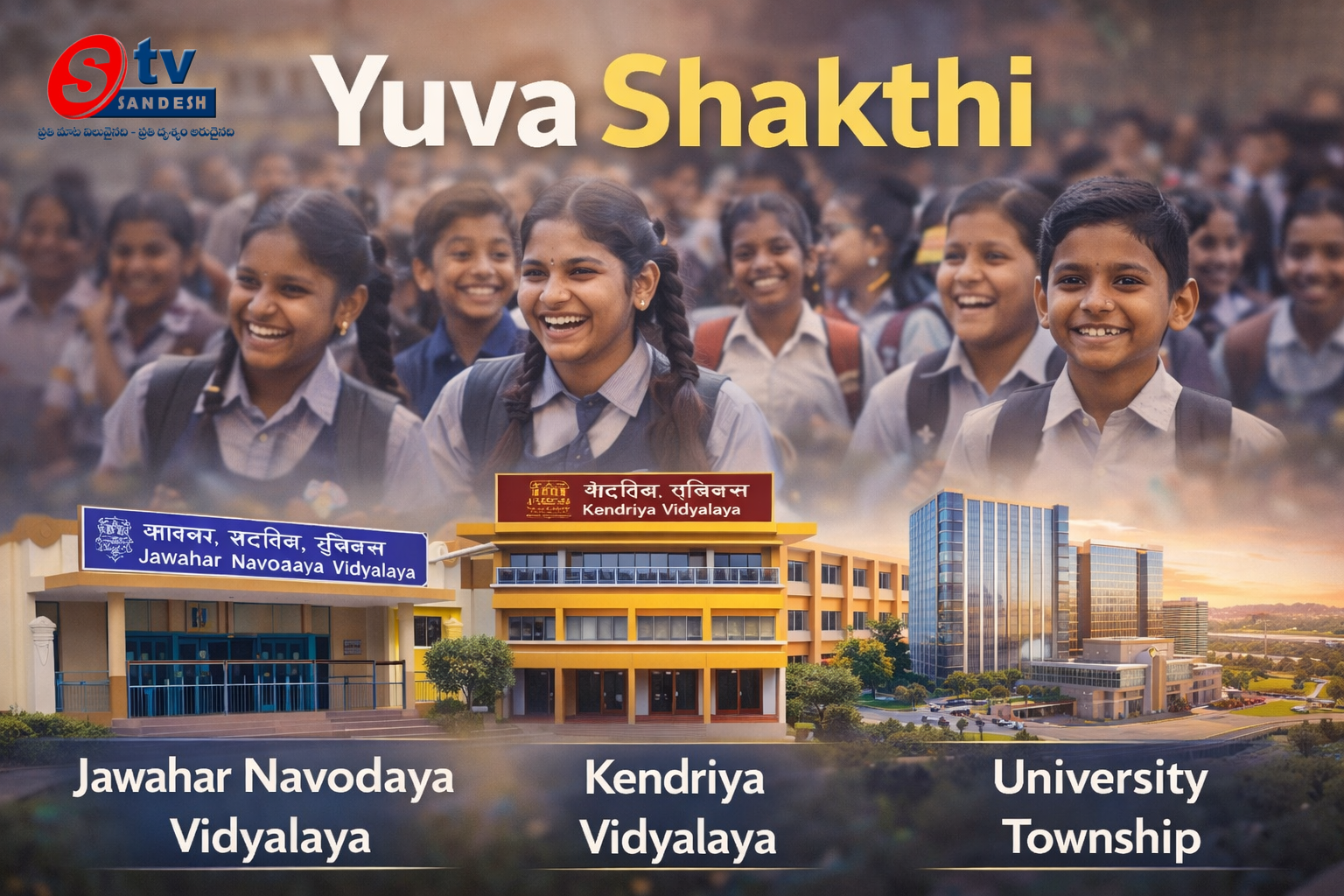 తెలంగాణ విద్యారంగానికి భారీ ఊతం: 7 కొత్త నవోదయాలు, కేవీలు.. ఇక 'యూనివర్సిటీ టౌన్‌షిప్' కూడా!